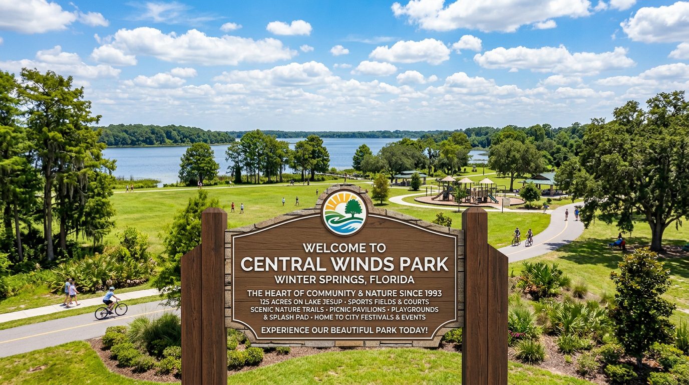 Welcome to Winter Springs featuring Central WInds Park